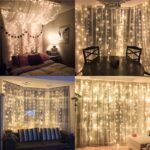 300 LED Curtain String Lights, Twinkle Fairy Lights for Bedroom with 8 Lighting ... - Image 3