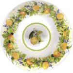 Lemon Zest 3-Piece Melamine Hostess Serving Set – Citrus-Inspired Durable Tablew... - Image 3