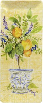 Lemon Zest 3-Piece Melamine Hostess Serving Set – Citrus-Inspired Durable Tablew... - Image 4