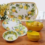 Lemon Zest 3-Piece Melamine Hostess Serving Set – Citrus-Inspired Durable Tablew... - Image 5