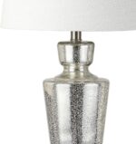 JONATHAN Y 26.5" Mercury Silver Glass Table Lamp for Living Room Bedroom, Tradit... - Image 4