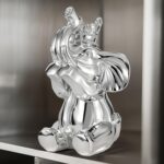 Modern Streamlined Elephant Statue 8.2" - Resin Silver Elephant Home Decoration ... - Image 6