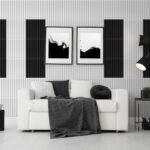 WADILE 10 Pack 3D Wall Panels Peel and Stick, 11.8"x11.8" Black PVC Decorative W... - Image 5