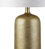 JONATHAN Y 30" Gold Modern Resin Table Lamp, Glam Contemporary Bedside Lamp with... - Image 6
