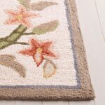 SAFAVIEH Chelsea Collection Accent Rug - 2'6" x 4', Ivory, Hand-Hooked French Co... - Image 6