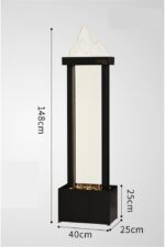 Standing Waterfall Flowing Water Ornaments, Modern Simplicity, Attracting Wealth... - Image 3