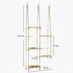 Boho Hanging Plant Stand, Window Shelf for Plants in Living Room, Bedroom, Balco... - Image 3