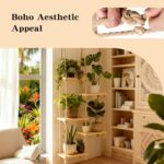 Boho Hanging Plant Stand, Window Shelf for Plants in Living Room, Bedroom, Balco... - Image 5