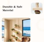 Boho Hanging Plant Stand, Window Shelf for Plants in Living Room, Bedroom, Balco... - Image 6