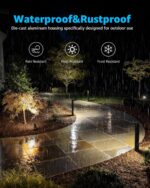 SUNVIE LED Low Voltage Landscape Lighting Kit Outdoor Waterproof Low Voltage Pat... - Image 4
