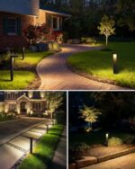 SUNVIE LED Low Voltage Landscape Lighting Kit Outdoor Waterproof Low Voltage Pat... - Image 6