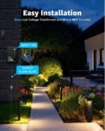 SUNVIE LED Low Voltage Landscape Lighting Kit Outdoor Waterproof Low Voltage Pat... - Image 7