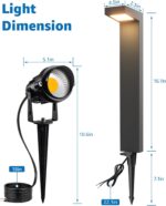 SUNVIE LED Low Voltage Landscape Lighting Kit Outdoor Waterproof Low Voltage Pat... - Image 8