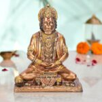 Lord Hanuman Terracotta Resin Statue - Exquisite Hanuman Ji Murti for Home Templ... - Image 5