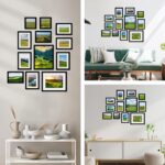Egofine 12 Pack Black Gallery Wall Frame Set Solid Wood Picture Frame Collage Wa... - Image 5