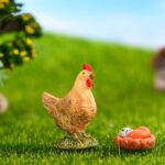 Rooster and Hen Fairy Garden Accessories, Mini Garden Statues for Fairy Garden D... - Image 5