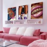 Framed Black Girl Wall Art Set of 3, Trendy Hip Hop Black Woman Wall Decor Paint... - Image 4