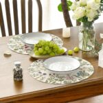 Artoid Mode Antique Herbs Wild Flowers Spring Placemats Set of 4, 14 Inch Summer... - Image 4
