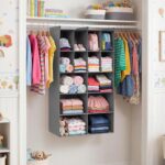 Ofiray-home 5 Tier Hanging Closet Organizer, 14 Compartments Sweater Organizer f... - Image 3