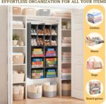 Ofiray-home 5 Tier Hanging Closet Organizer, 14 Compartments Sweater Organizer f... - Image 6