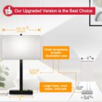 21" Touch Bedside lamps with 2 USB & AC Outlets, 3-Way Dimmable Bedside Table La... - Image 4
