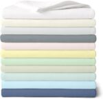 SUPREME ELEGANCE 4 Pcs 100% Cotton Queen Sheet Set, Snow White, 400 Thread Count... - Image 8