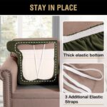H.VERSAILTEX Stretch Velvet 2 Piece T Cushion Sofa Slipcovers for Living Room In... - Image 6