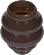 Alice Lane Ribbed Glass Vase – Modern Sculptural Decorative Vase for Flowers, Te... - Image 5
