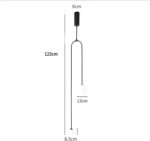 Modern Glass Ball Pendant Light Led Bedside Warm Light Hanging Lighting Nordic G... - Image 3