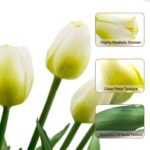 15pcs Artificial Tulips Flowers, Fake Tulips Real Touch, Faux Latex Bouquets, fo... - Image 5