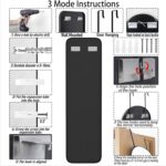 SCWF-GZ 47x14 Mirror Rectangle Full Body Length Door Hanging Wall Mounted Metal ... - Image 6