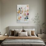 Art Hand-Painted Abstract Oil Painting with Thick Texture and Rich Colors, 36x24... - Image 5