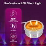 Ape Labs Coin 2+ RGBaW LED Uplight with AmberWhite Technology and 29 Color Prese... - Image 4