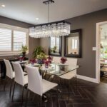 Rectangle K9 Crystal Chandelier,Rectangular Contemporary Pendant Light Fixture,B... - Image 4