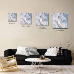 Abstract Canvas Wall Art for Living Room Bedroom Decoration Luxury Abstract Art ... - Image 3