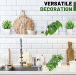 Der Rose 6 Pack Fake Plants Small Artificial Potted Plants Faux Plants for Home ... - Image 6