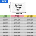 GYETPONG Custom Tapestry Upload Photo Text Personalized Backdrop Wall Hanging Ta... - Image 3
