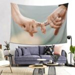 GYETPONG Custom Tapestry Upload Photo Text Personalized Backdrop Wall Hanging Ta... - Image 8
