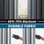 DriftAway Chris Linen Blackout Curtains with Thermal and Sound Reducing Layer 90... - Image 3
