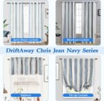 DriftAway Chris Linen Blackout Curtains with Thermal and Sound Reducing Layer 90... - Image 6