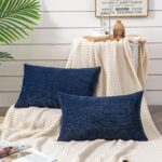 GAWAMAY Lumbar Support Pillow Decorative Rectangle Throw Pillow Covers 12"x20" I... - Image 3