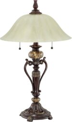 Kathy Ireland Amor Traditional Vintage Table Lamp 26" High Bronze Brown Marble F... - Image 6