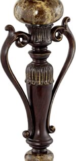 Kathy Ireland Amor Traditional Vintage Table Lamp 26" High Bronze Brown Marble F... - Image 7