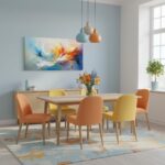 BLINFEIRU Abstract Canvas Wall Art for Living Room Large Colorful Textured Paint... - Image 9