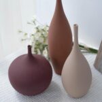 Relexome Ceramic Modern Vase Set of 3 Farmhouse Decorative Vase Minimalist Aesth... - Image 6