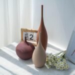 Relexome Ceramic Modern Vase Set of 3 Farmhouse Decorative Vase Minimalist Aesth... - Image 7