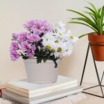 4 Pcs Hanging Planters,10" Hanging Pots Plastic Hanging Flower Plant Basket with... - Image 7