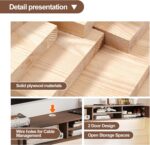 FurniNova Floating TV Stand,59'' Wall Mounted TV Console,Floating TV Shelf,Wall ... - Image 6