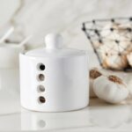 Santa Barbara Design Studio Garlic Keeper Modern Ceramic Countertop Garlic Stora... - Image 3