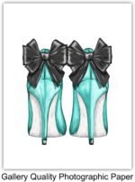 Glam Blue Wall Decor - High Fashion design - Designer Perfume, Shoes, Handbags -... - Image 5